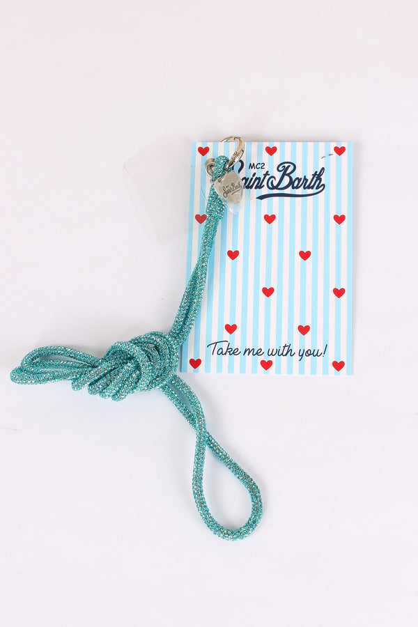 Portacellulari Strass Azzurro