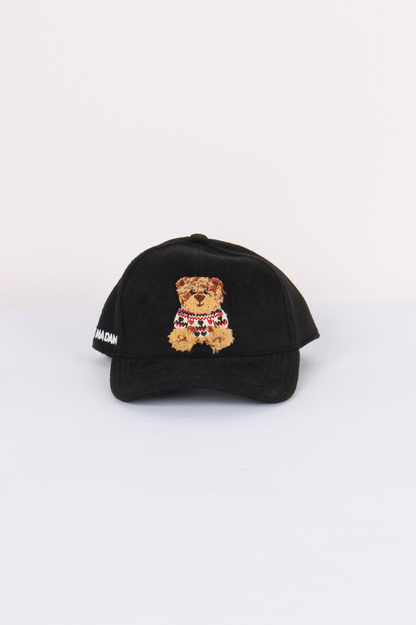Baseball Cap Orsetto Black