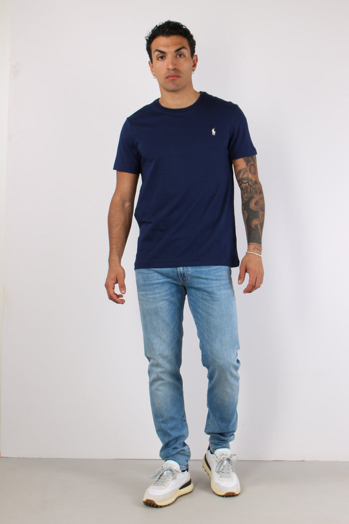 T-shirt Custom Slim Fit Newport Navy-5