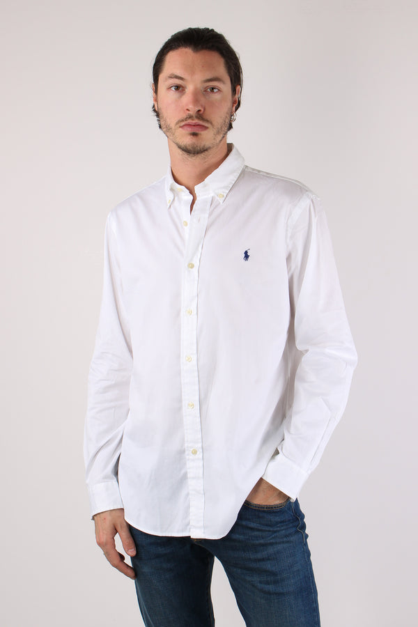 Camicia Custom Cotone Leggero White