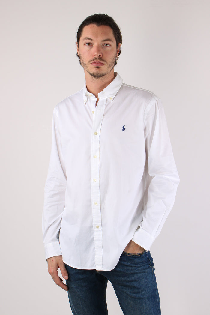Camicia Custom Cotone Leggero White