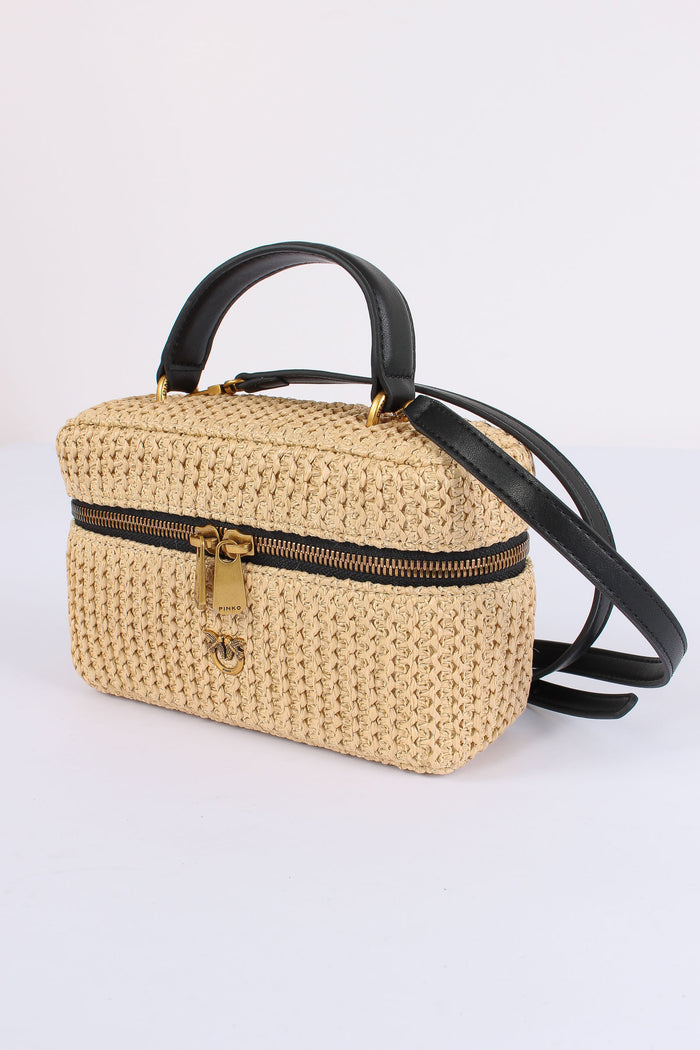 Vanity Soft Mini Rafia Rafia/nero-4