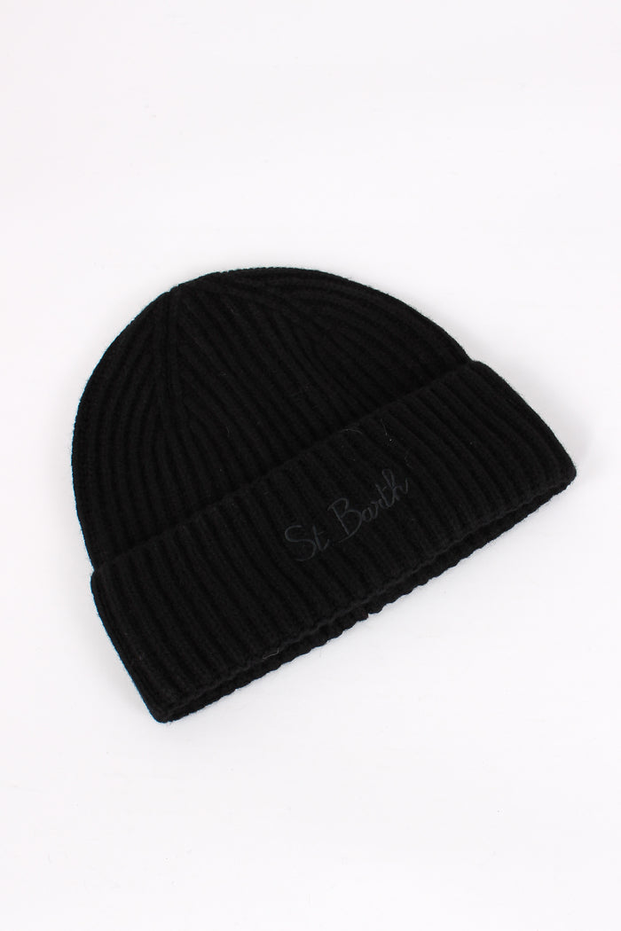 Cuffia Misto Cashmere Black-4