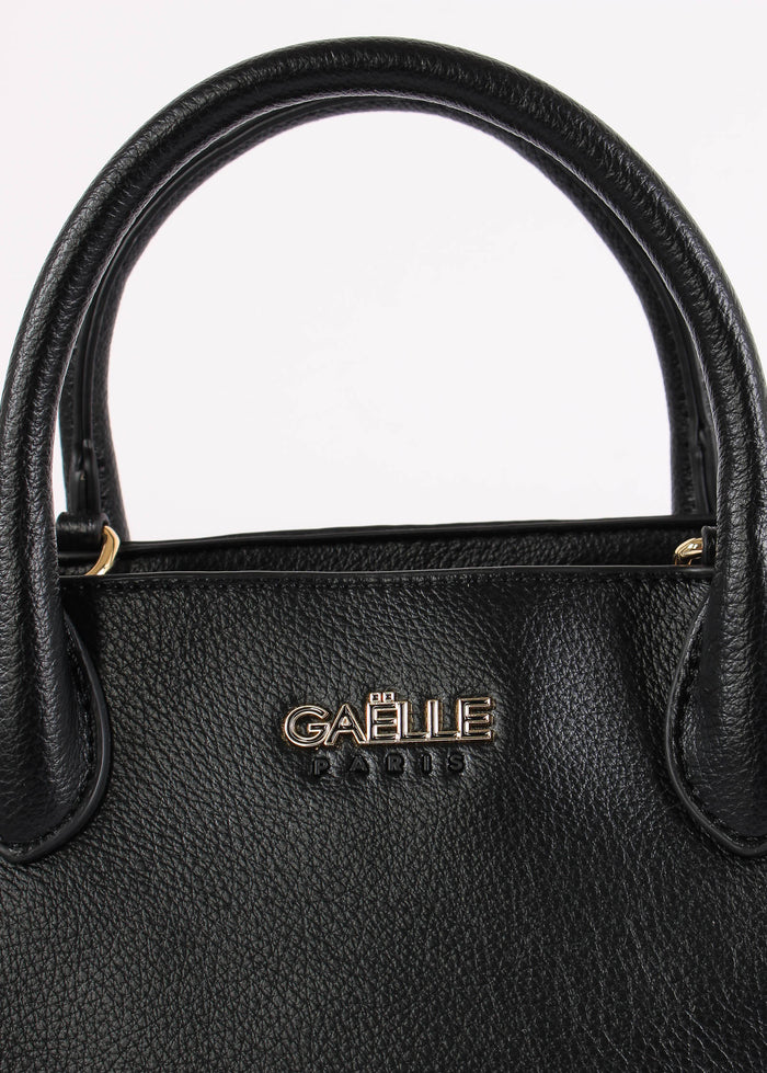 Tote Bag Tracolla Logo Nero-6