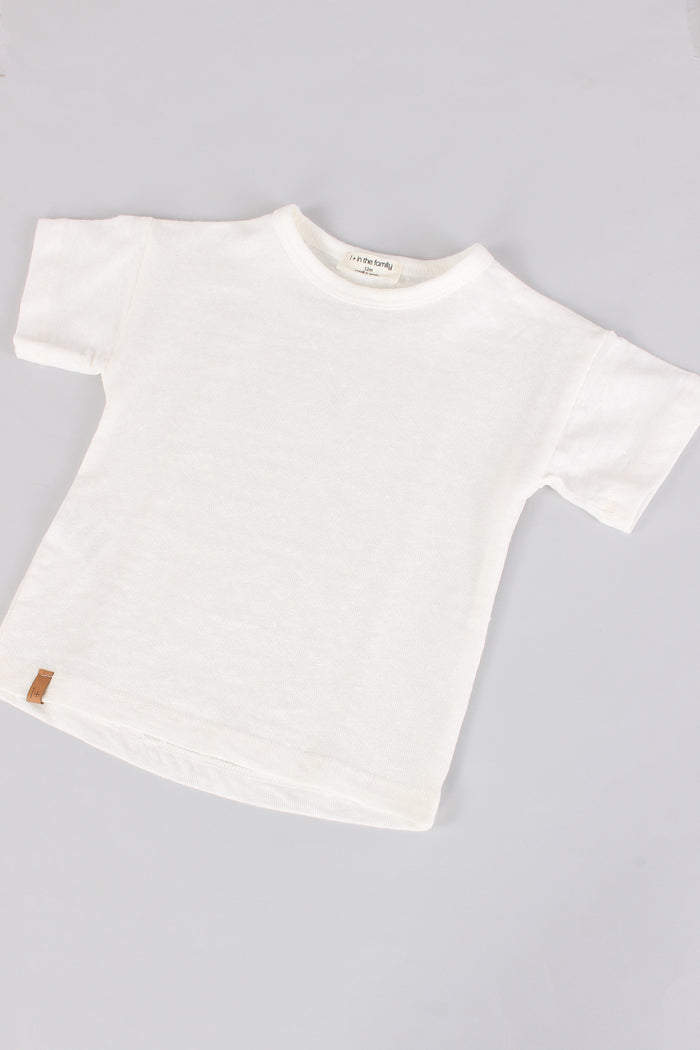 T-shirt M/m Lino Off White-3