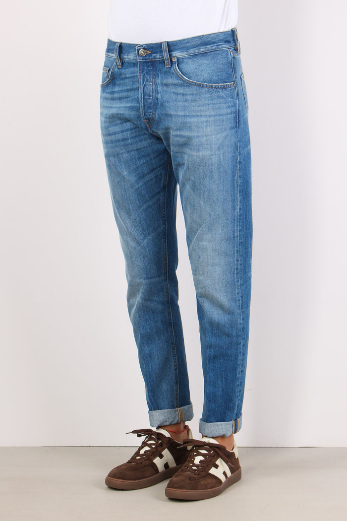 Icon Denim Regular Taglio Dritto Denim Chiaro-4