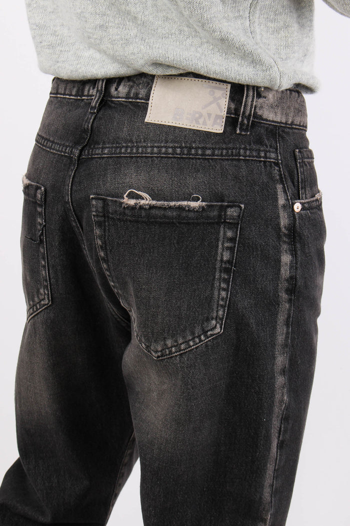 Denim Cropped Nero-7