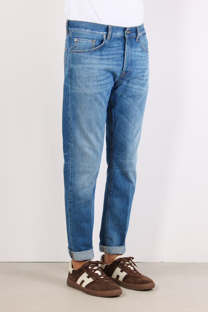 Icon Denim Regular Taglio Dritto Denim Chiaro-7