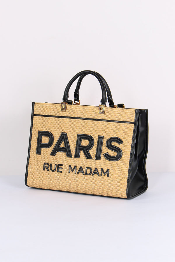 Shopping Rigida Paglia Straw Black-2