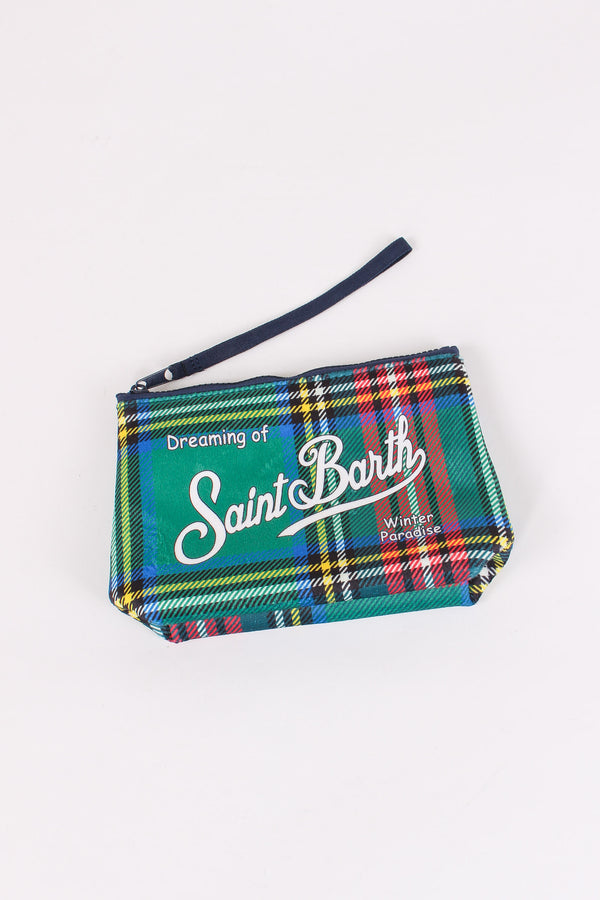 Pochette Tartan Verde/rosso-2