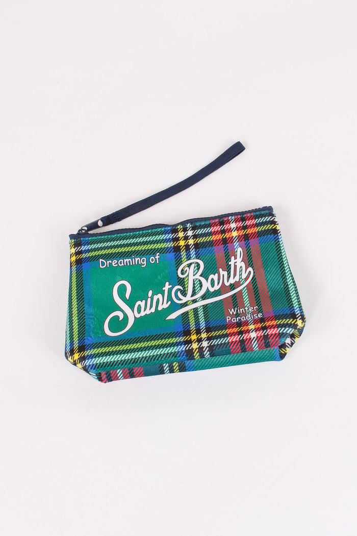 Pochette Tartan Verde/rosso-2