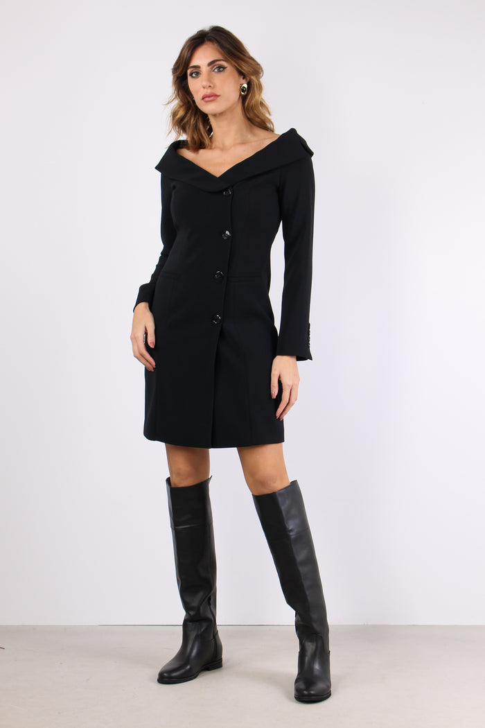 Rosemarie Abito Omerale Botton Nero Limousine-6