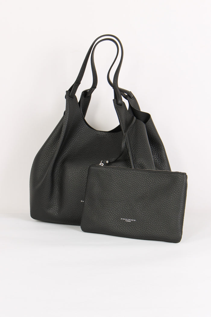 Dua Shopping Pelle Morbida Nero-2