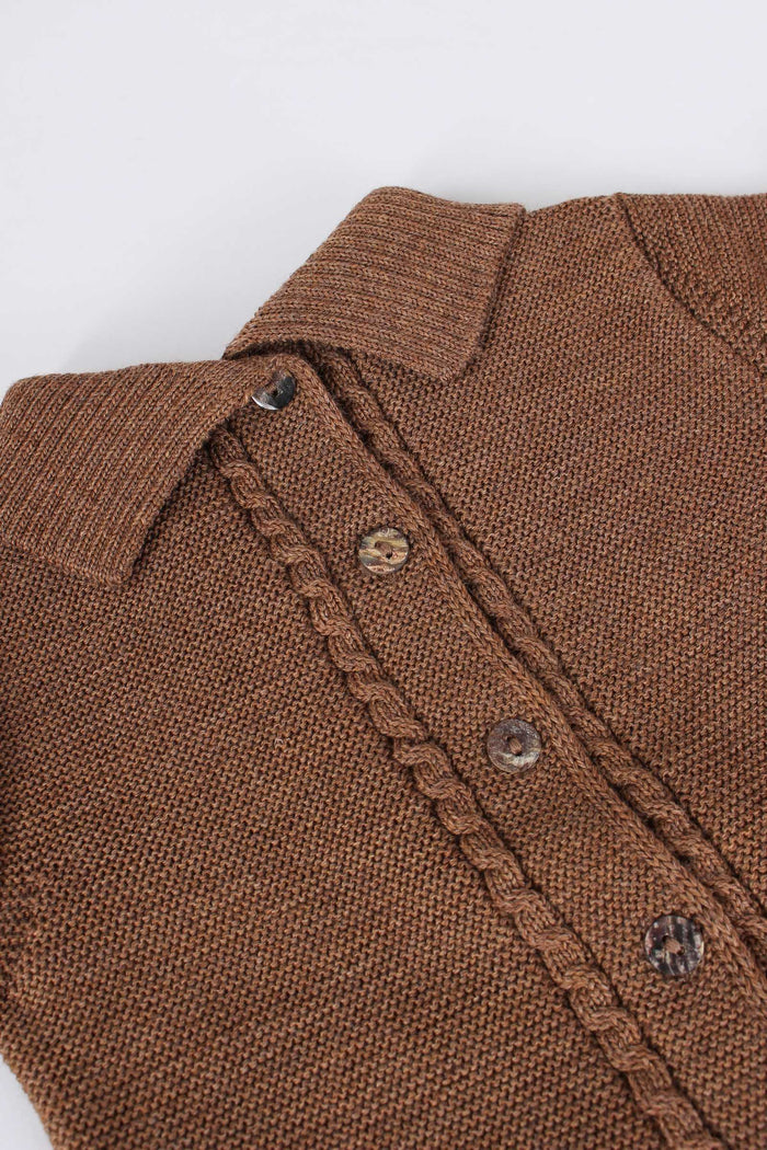 Pullover Polo Lana Merinos Caffe-5