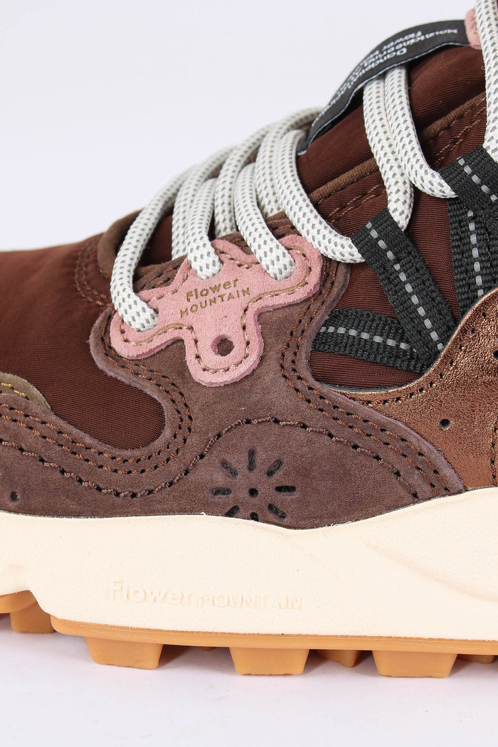 Sneakers Yamano  Suede Laminated Brown/pink-7