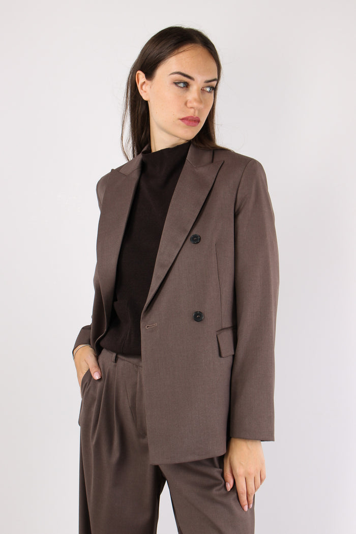 Giacca Lunga Doppiopetto Orzo-3