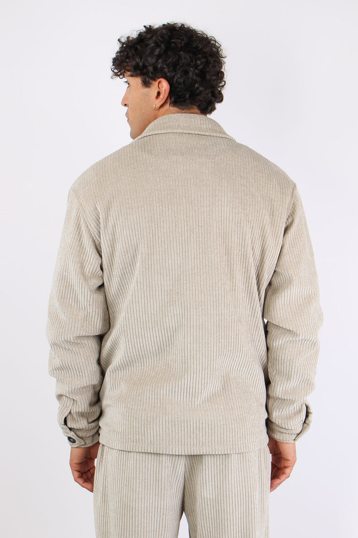 Giacca Veluto Tasca Deserto-5