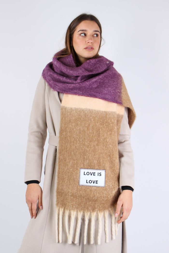 Sciarpa Love Is Love Multicolor-5