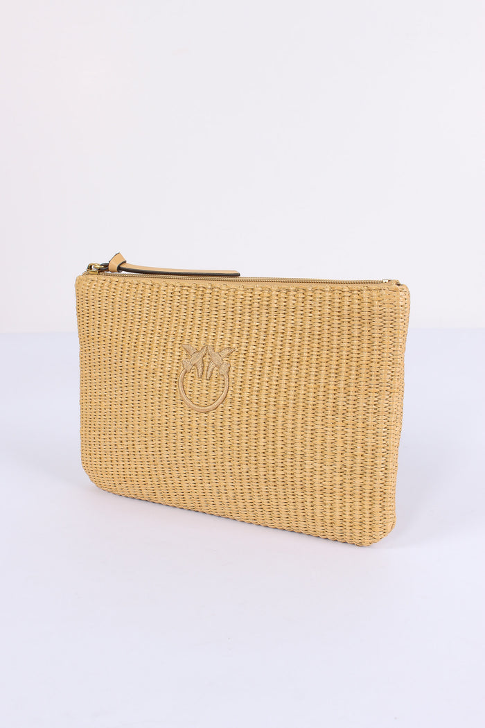 Pochette Rafia Rafia/nero-5