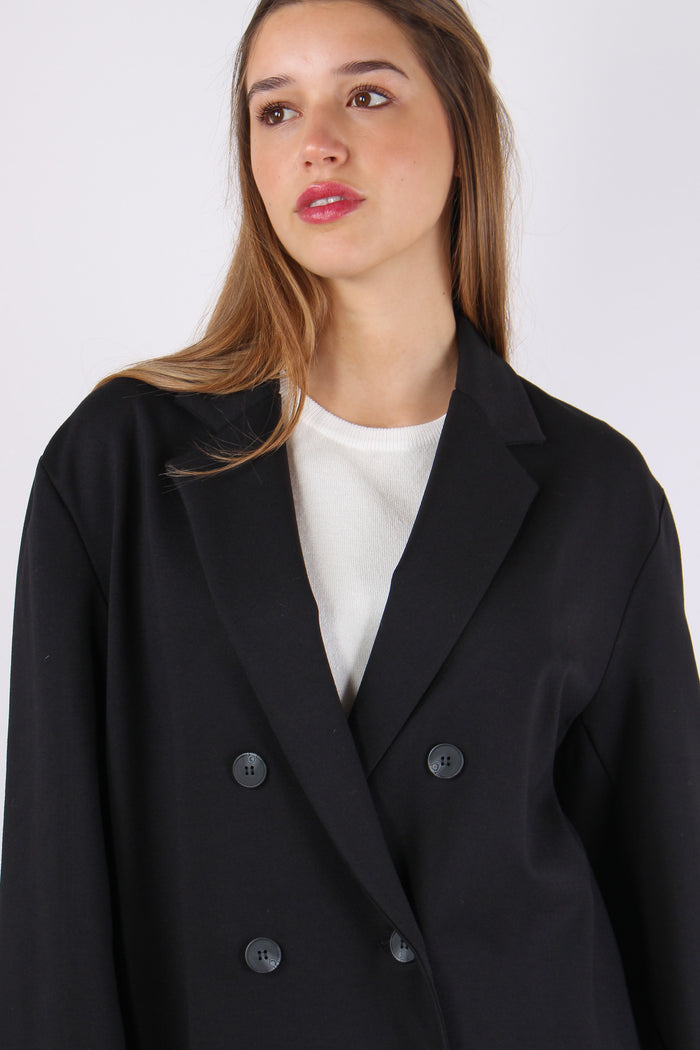 Cappetta Over Punto Milano Nero-8