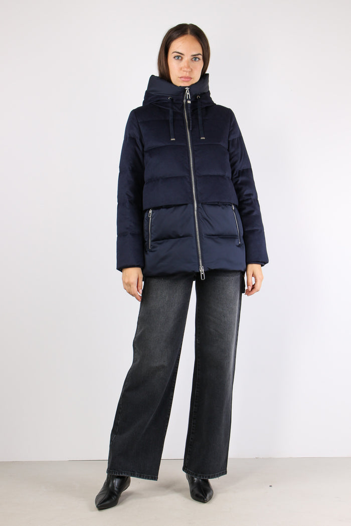 Giubbotto Corto Svasato Bimate Blu Intenso-6