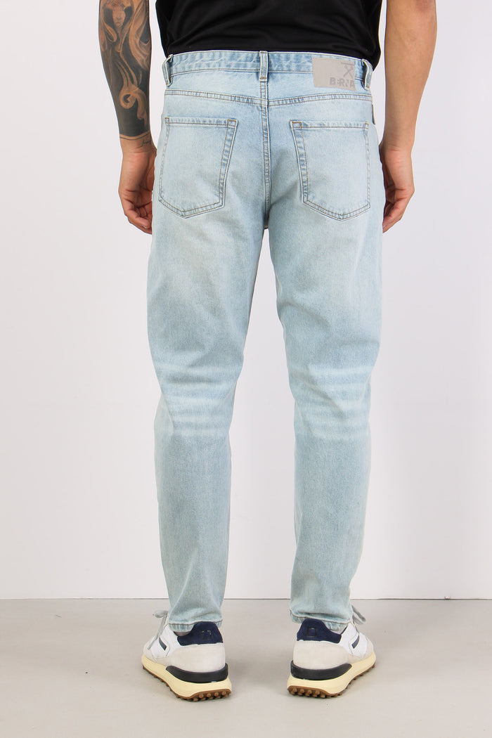 Jeans Cropped Denim Chiaro-4