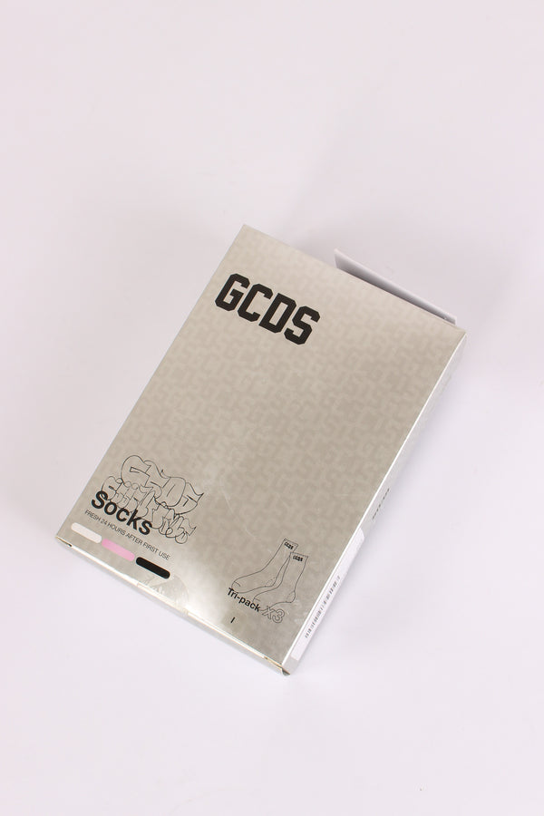 Calzini Logo White/pink/black-2