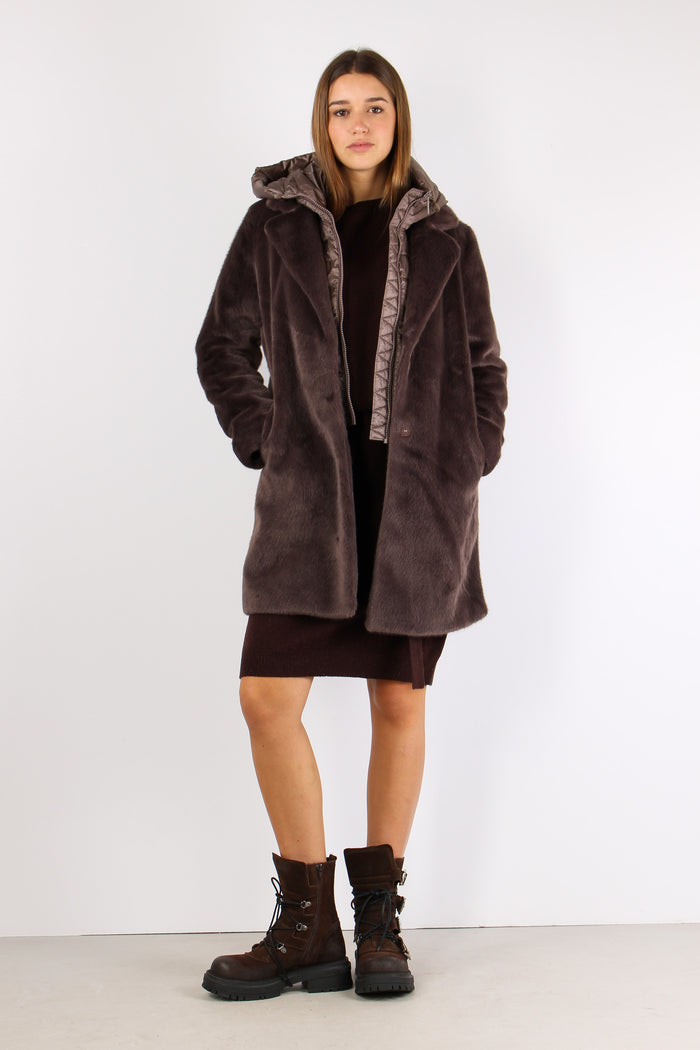 Cappotto Ecopelle Urban Bronze