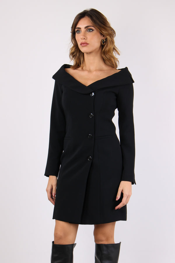 Rosemarie Abito Omerale Botton Nero Limousine-2