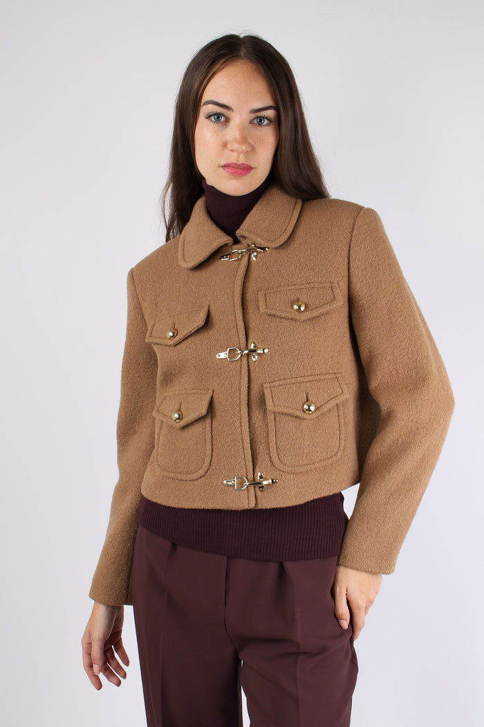 Giubbotto Corto Ganci Cammello-9