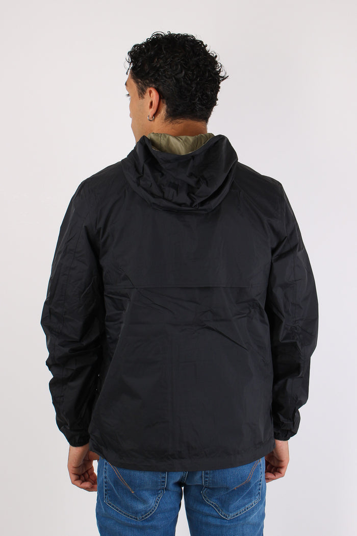 Giubbotto Reversibile Cappuccio Black/green-8