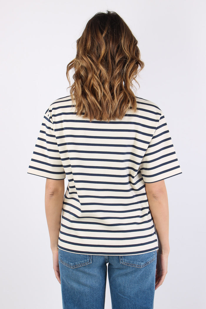 Wkdmultid T-shirt Scatoletta Ecru/blu-4