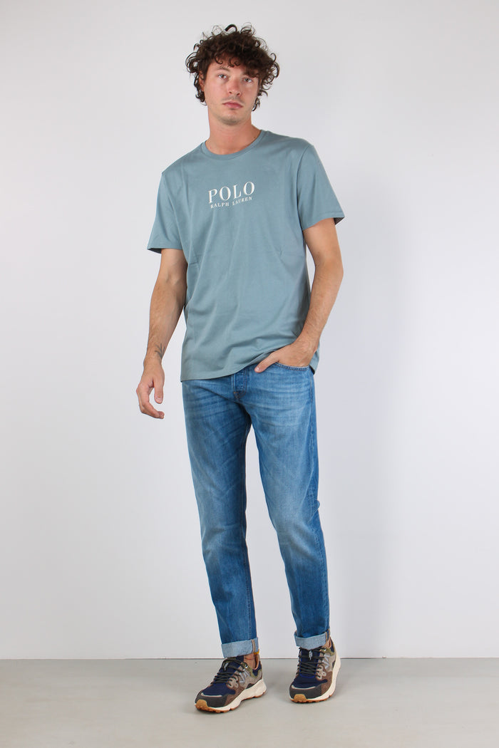 T-shirtunderwear Maxi Scritta Cool Grey-5