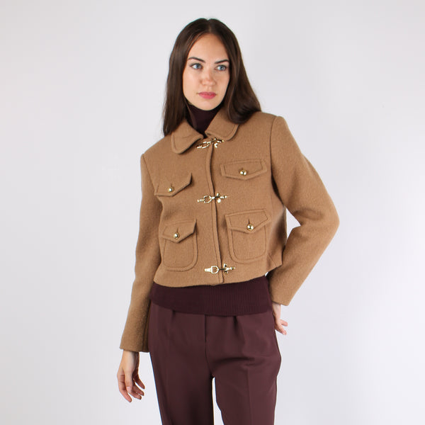 Giubbotto Corto Ganci Cammello-2