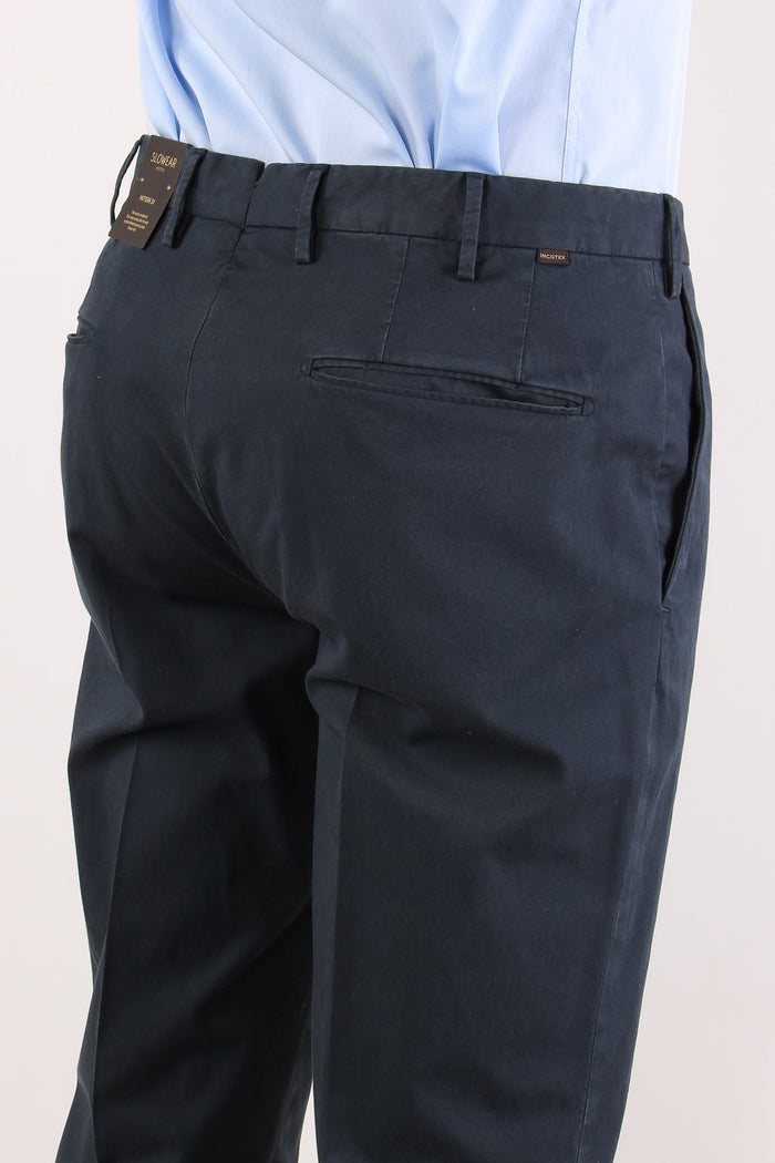 Pantalone Tasca America Tela Royal Blu-6