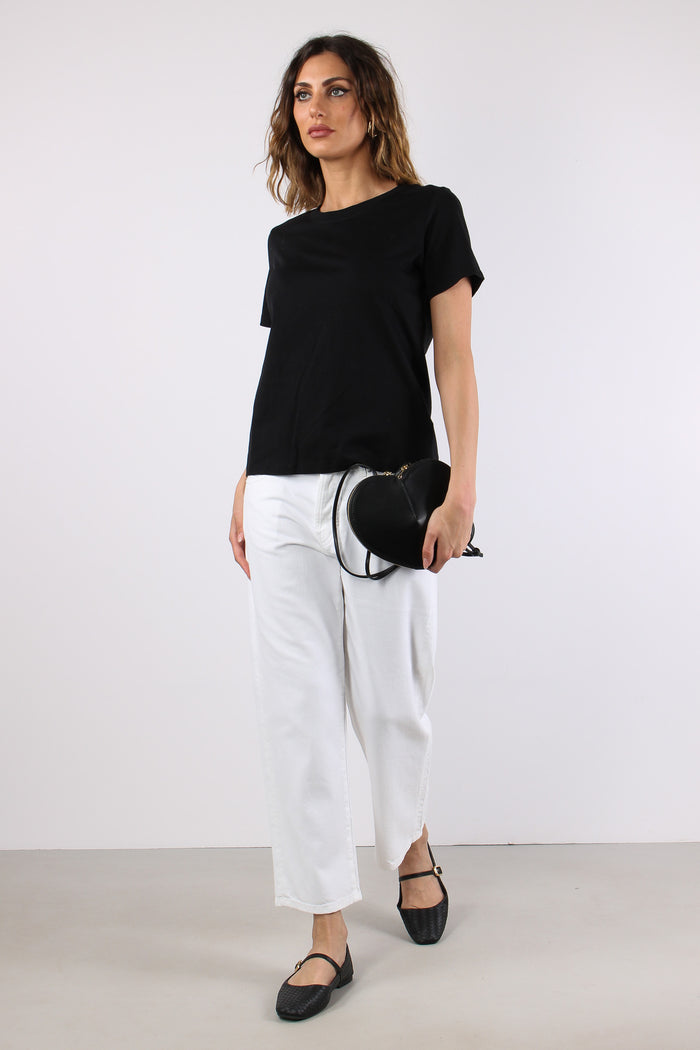 T-shirt M/m Cotone Nero-5
