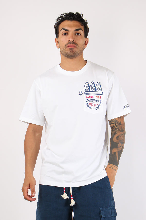 T-shirt Stampa Bianco