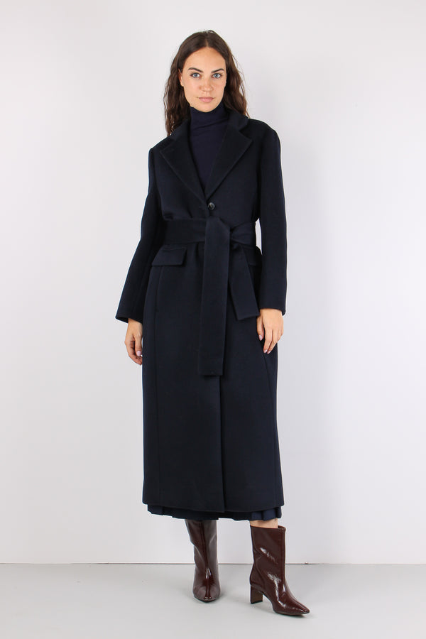 Mllovatta Cappotto Lungo Blu