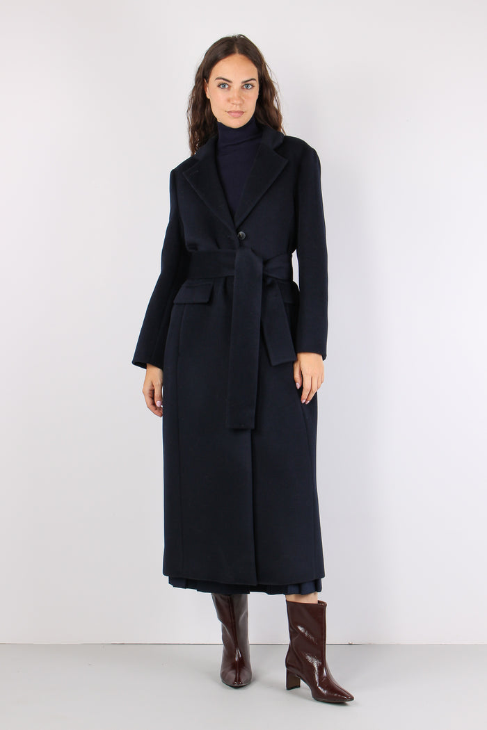 Mllovatta Cappotto Lungo Blu