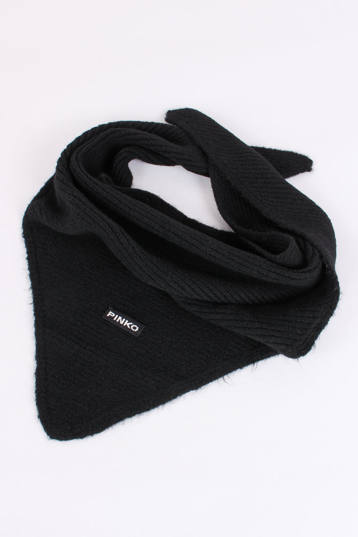 Svizzera Sciarpa Lana Nero Limousine-2