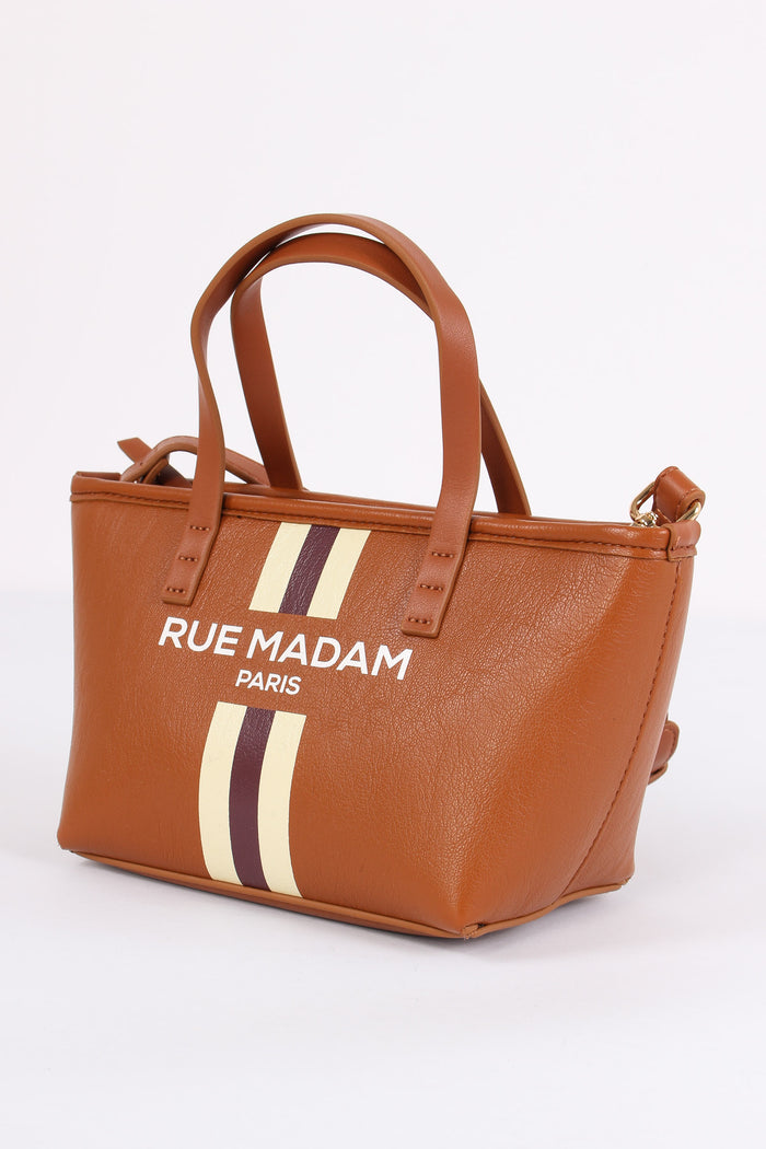 Mini Shopping Banda Monogram Cognac-4