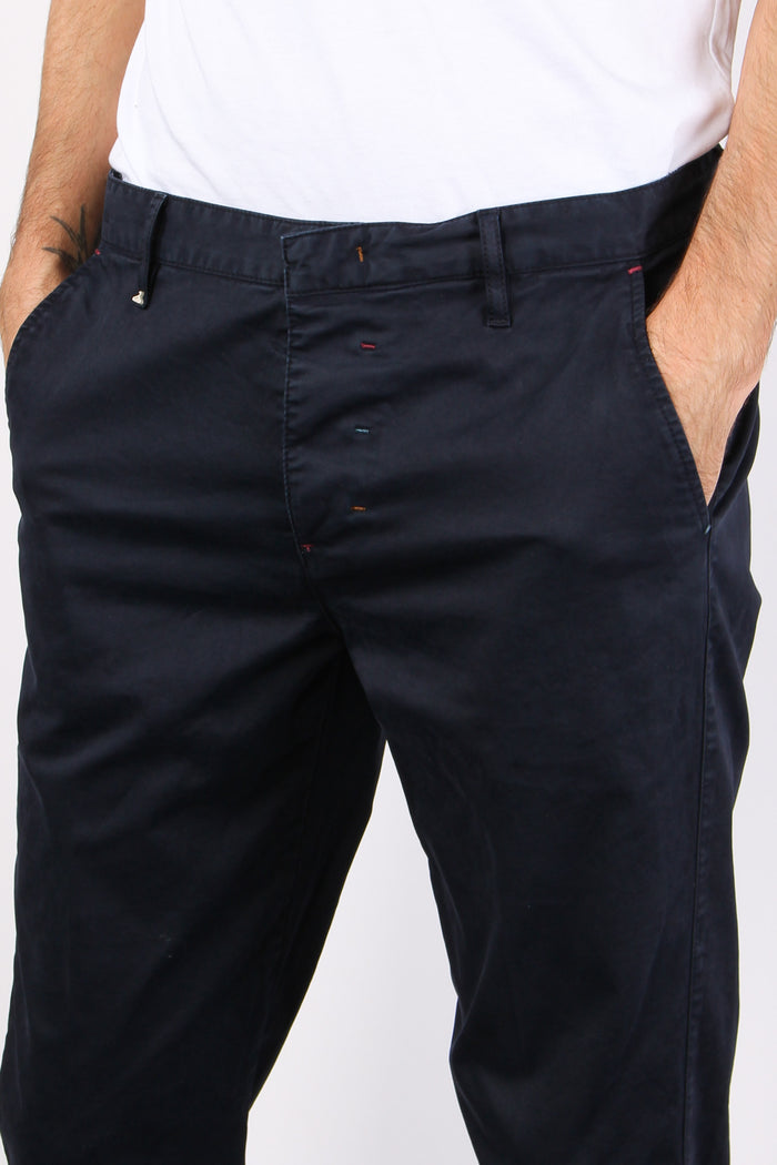 Pantalone Chino Raso Blu-7