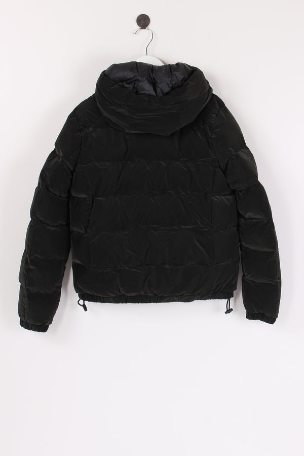 Piumino Opaco Cappuccio Black-2