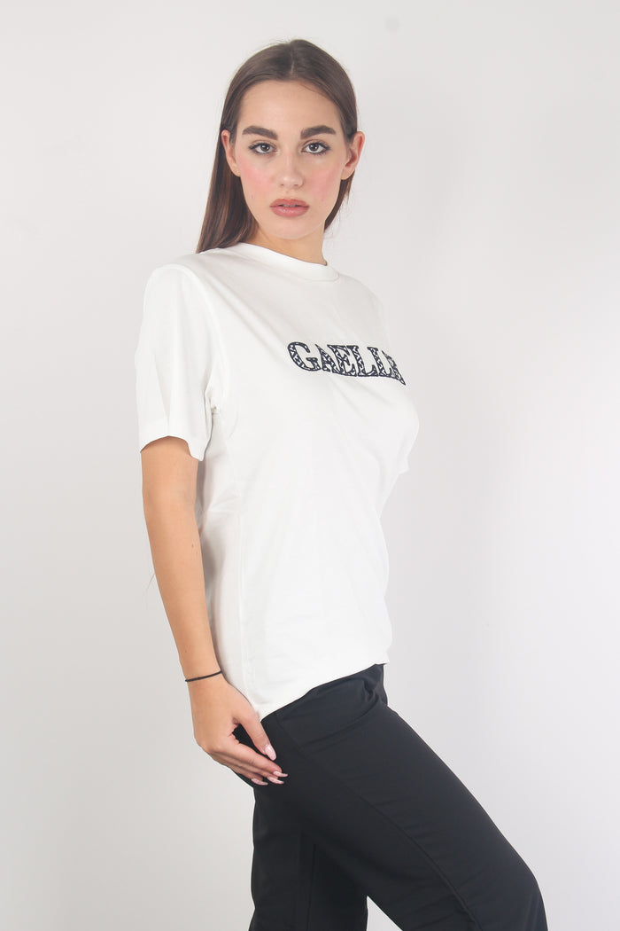 T-shirt Logo Optical Off White-7