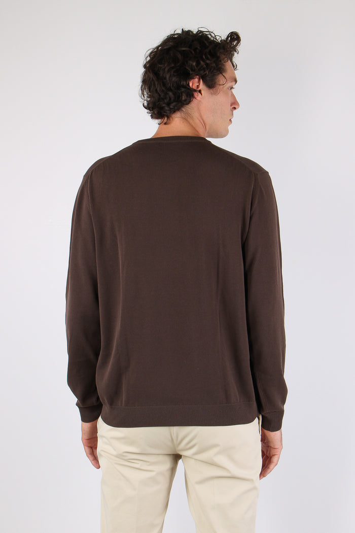 Maglia Girocollo Crepe Moro-4