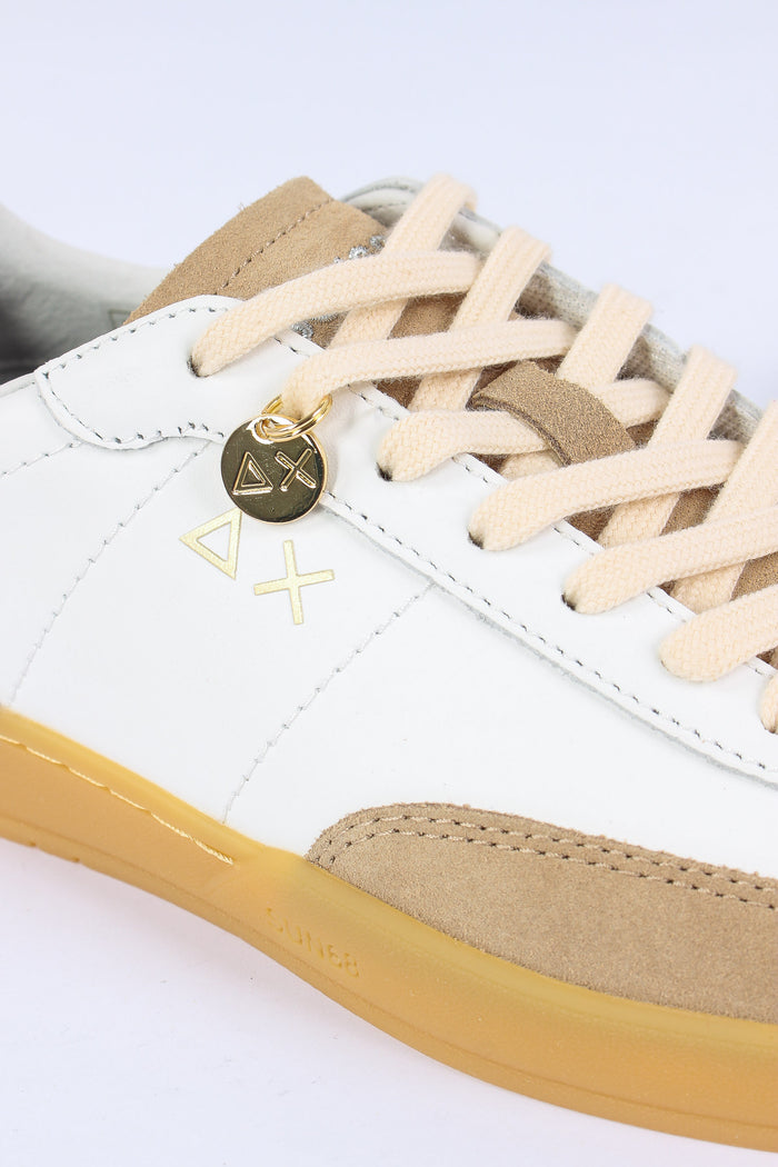 Sneakers California Leather Bianco/beige-8