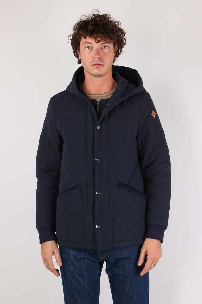 Charles Bomber Trapuntato Capp Blu-2