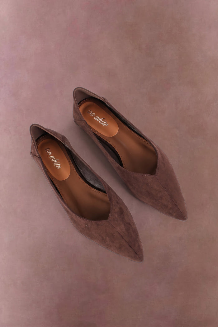 Ballerina Scamosciata Brown