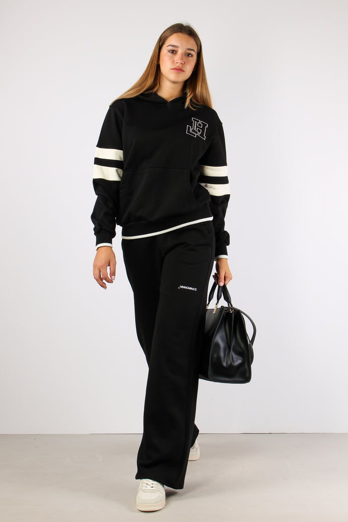 Felpa Cappuccio Collge Nero