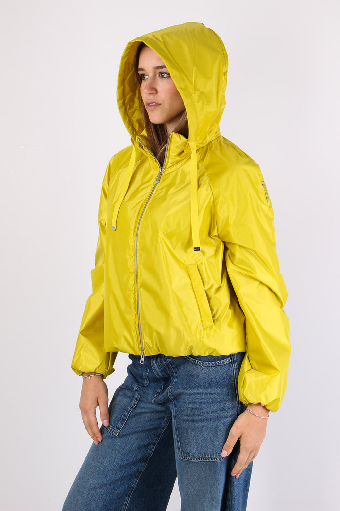 Giubbotto Corto Over Nylon Cedar Yellow-5